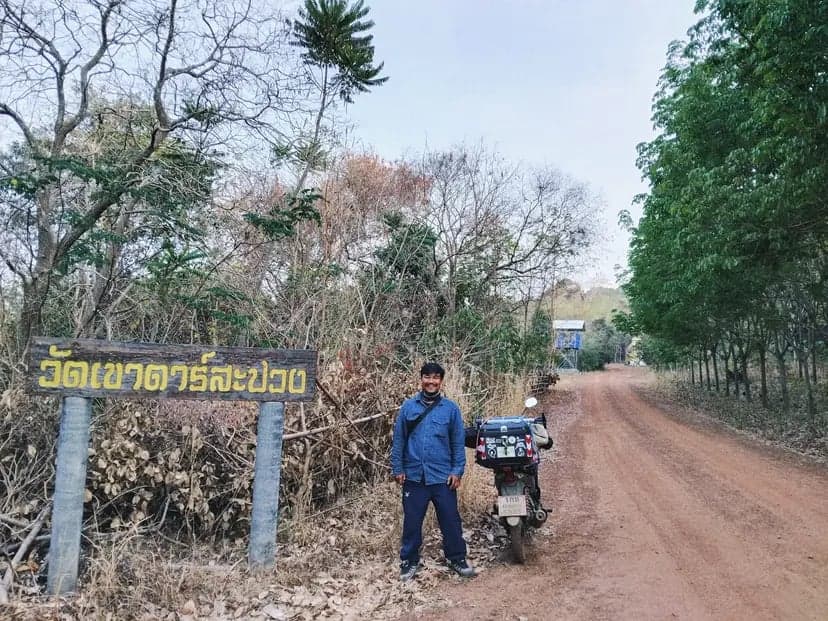 Near the Cambodia border, I visited an exotic temple far from town. Communication was challenging as the locals normally speak Khmer.