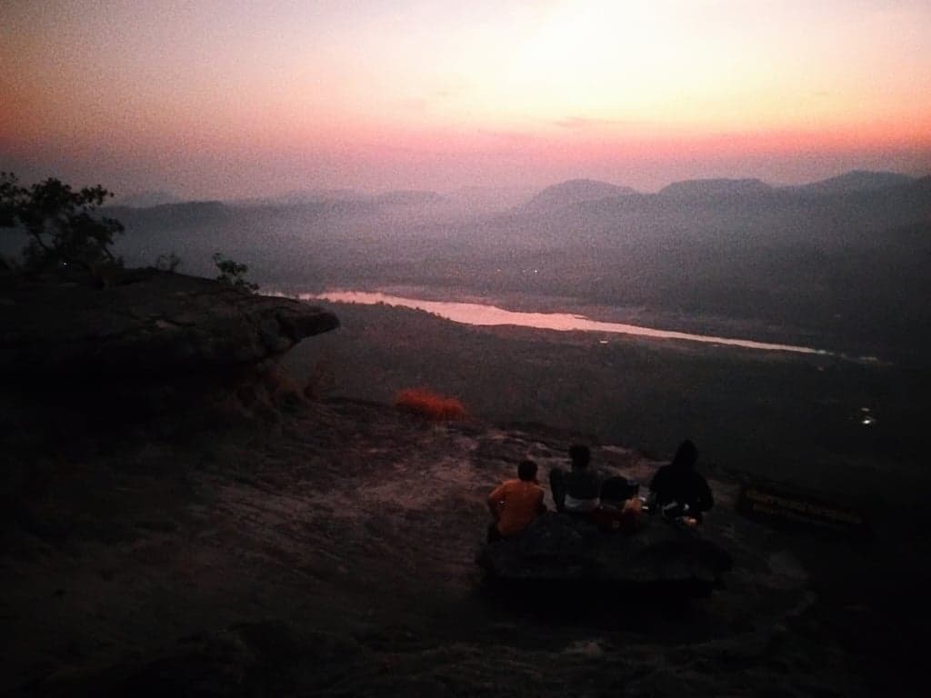 The first sunrise in Thailand, captured at Pha Chanadai Cliff, Ubon Ratchathani.